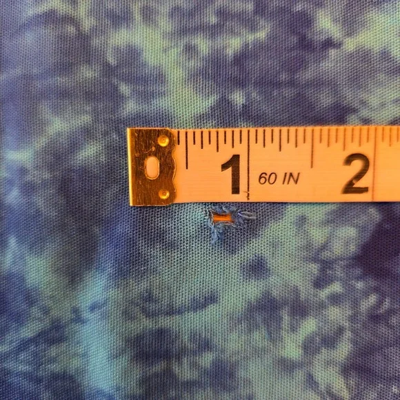 Vintage Boho Sun Tie Dye Sarong Scarf Beach Cover Up Blue Damage Resort Cruise - Picture 7 of 7